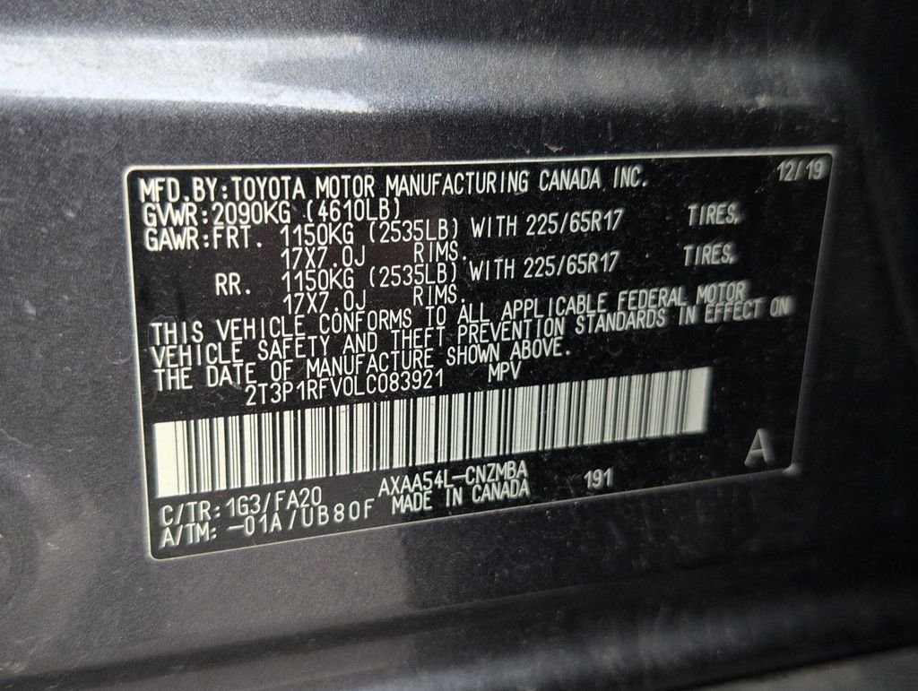 Used 2020 Gray Toyota XLE image 28