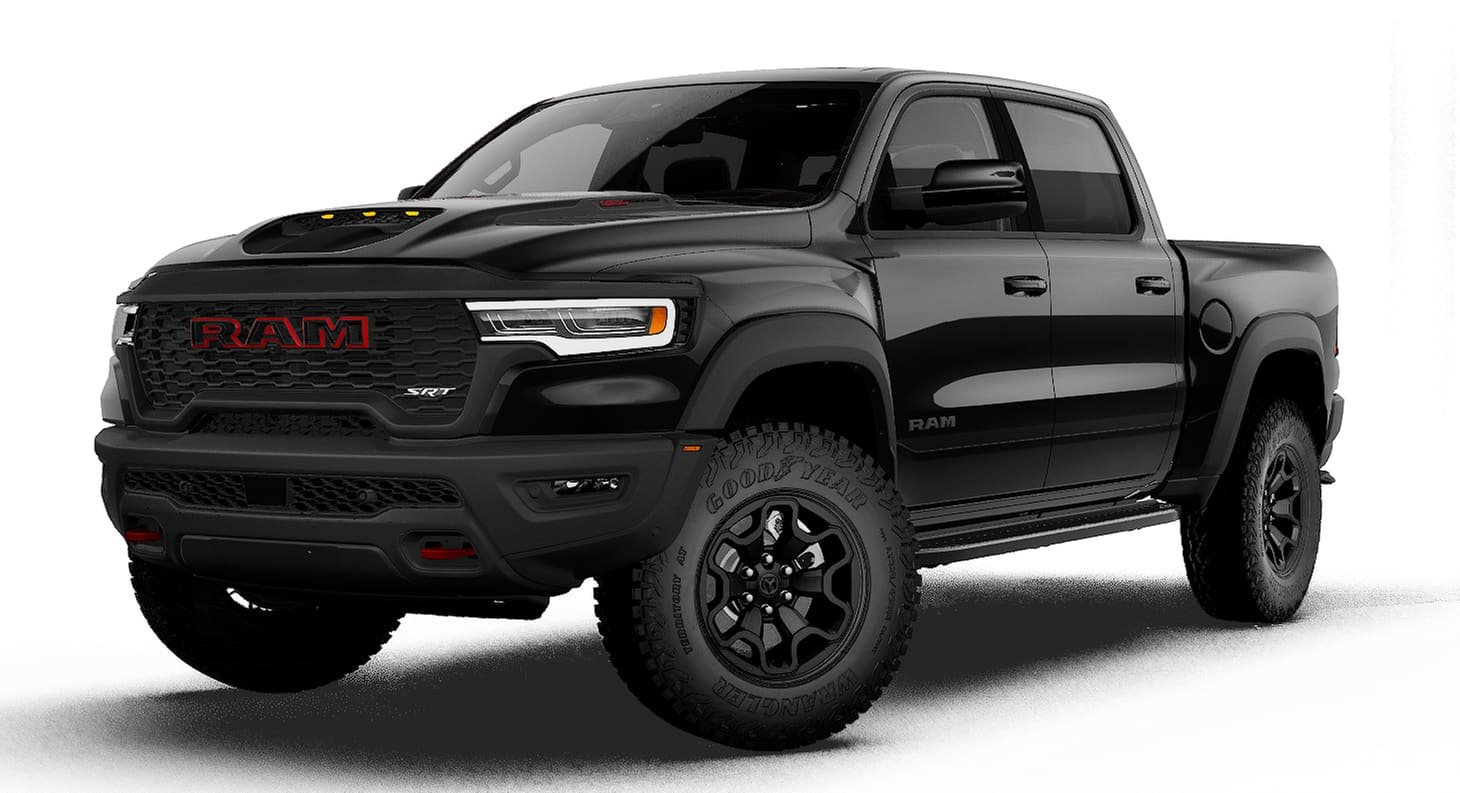 New 2027 Diamond Black Crystal Pearl-Coat Exterior Paint RAM RHO image 27