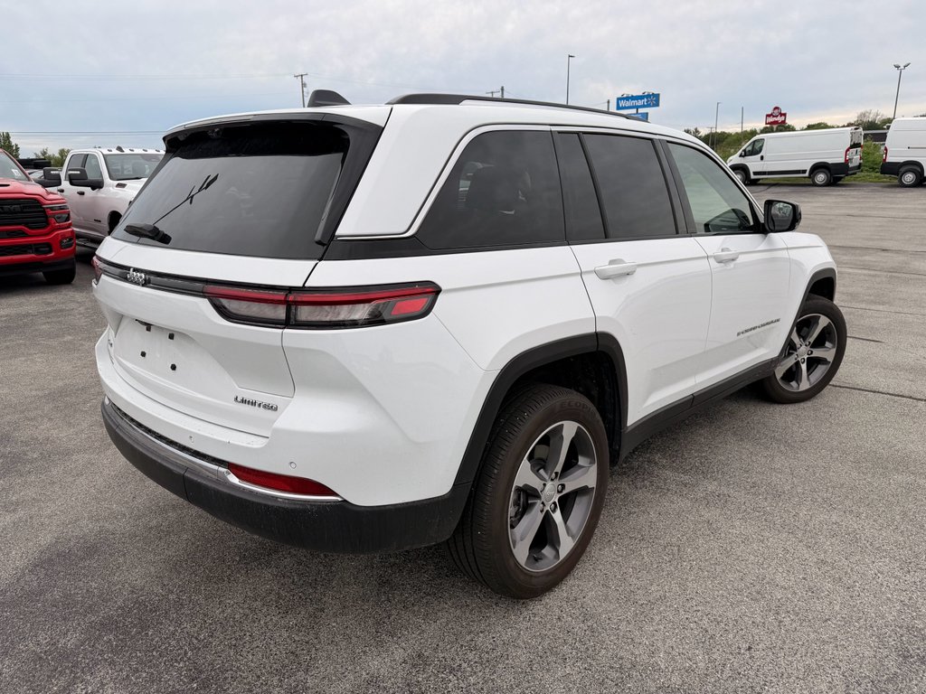 Used 2023 Bright White Clearcoat Jeep Limited image 3