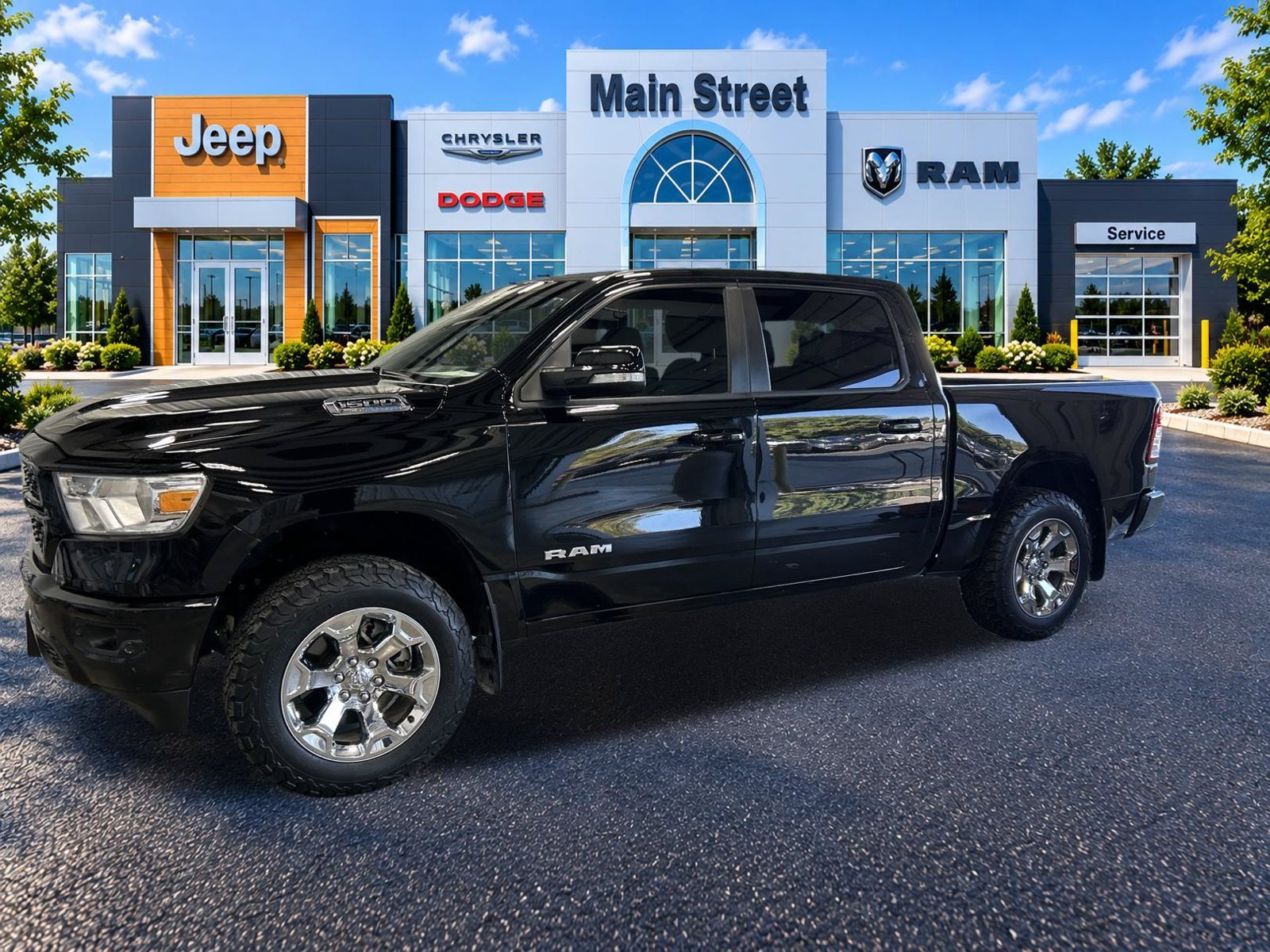 Used 2022 RAM Ram 1500 Pickup Big Horn/Lone Star with VIN 1C6SRFFT0NN412164 for sale in Kansas City