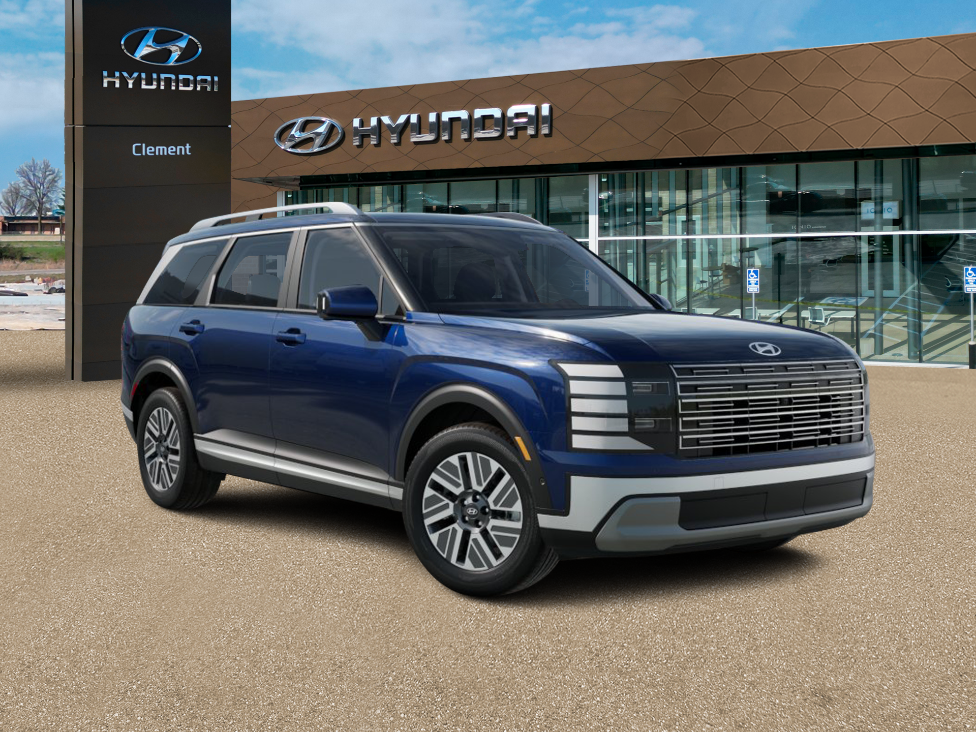 New 2026 Blue Hyundai SEL Premium 7P image 7