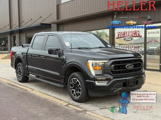 Used 2023 Agate Black Metallic Ford XLT image 1