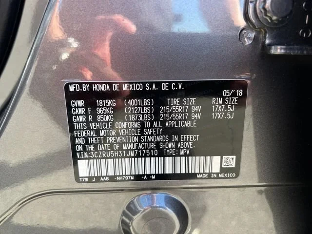 Used 2018 Modern Steel Metallic Honda LX image 17