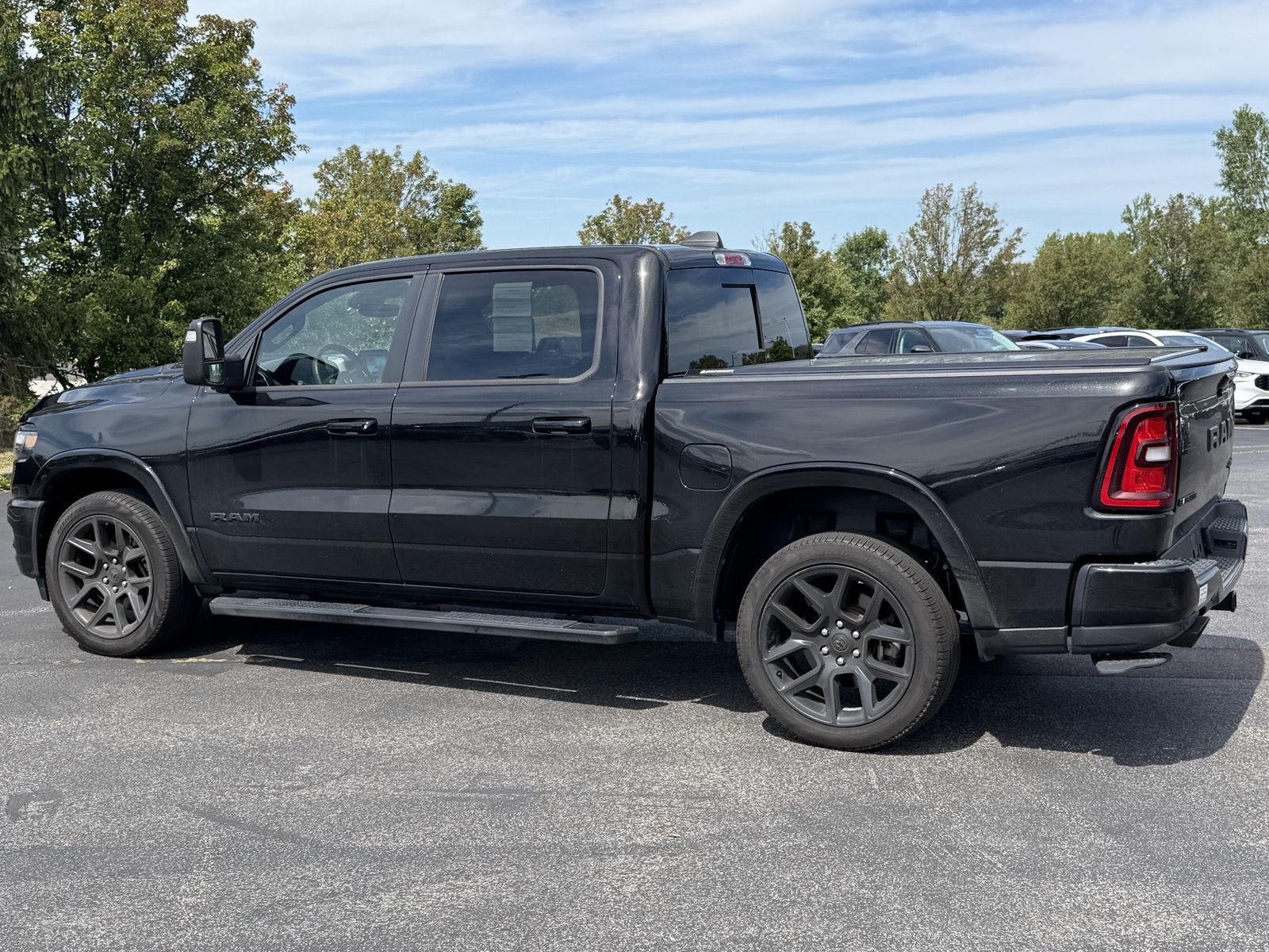 Used 2025 Diamond Black Crystal Pearlcoat Ram Laramie image 5