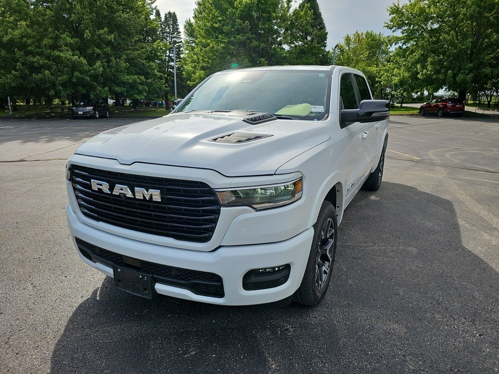 Certified Used 2025 Bright White Clearcoat Ram Laramie image 2