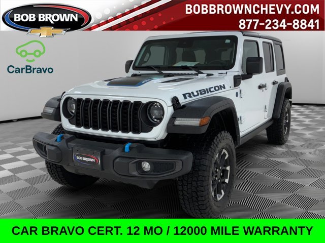 Used 2024 White Jeep Rubicon 4xe image 1