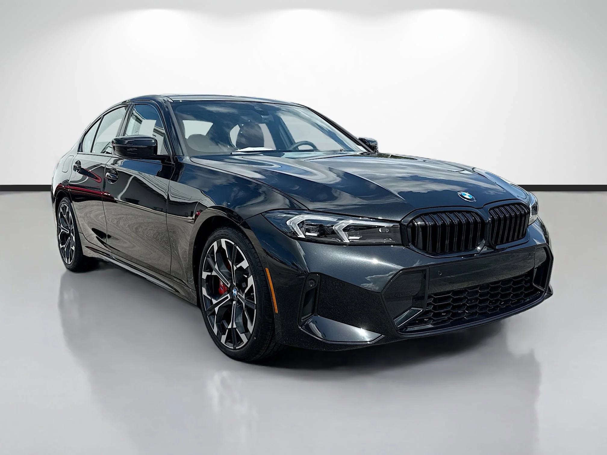 New 2026 Black Sapphire Metallic BMW 330i image 1