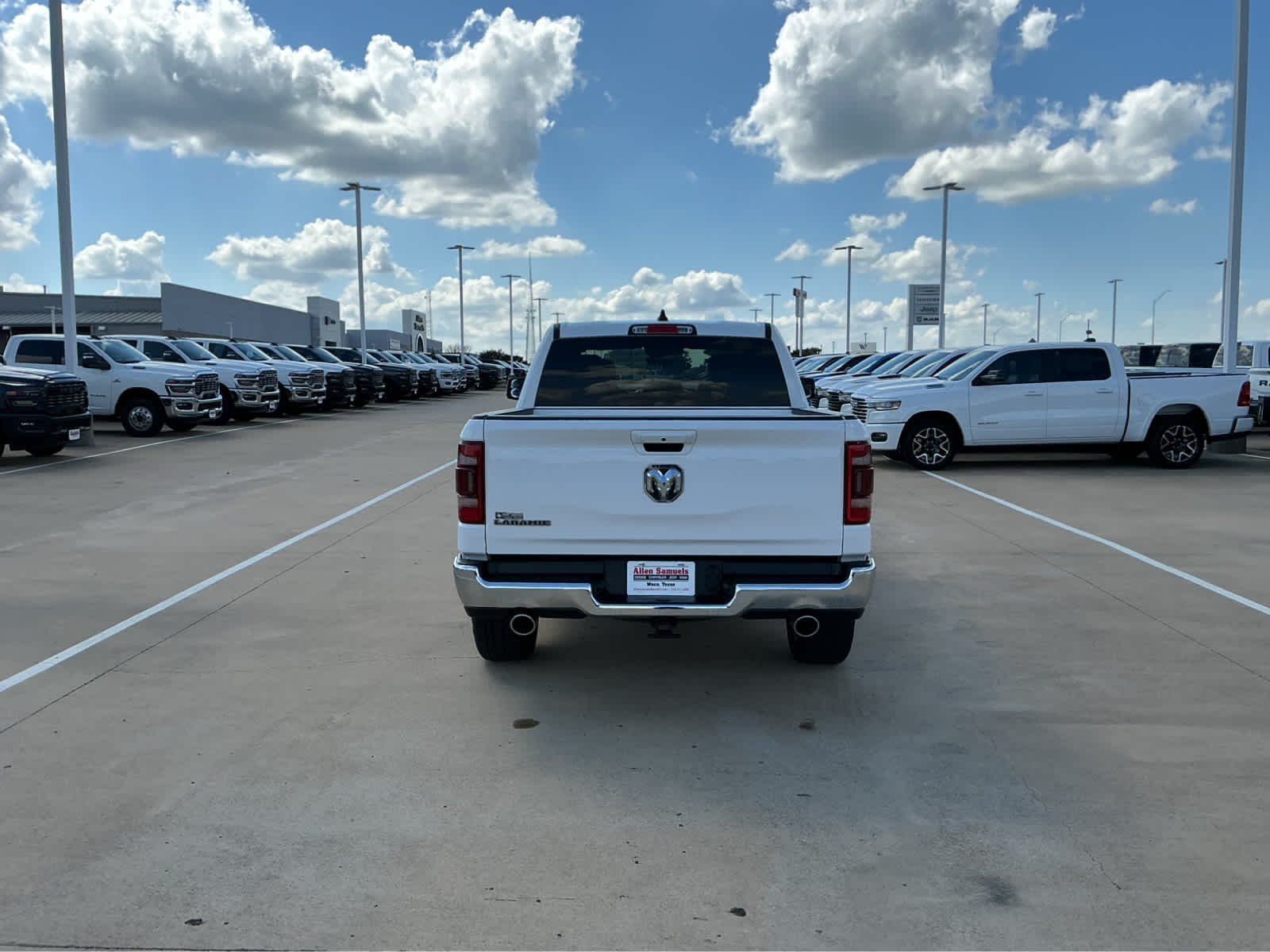 Used 2024 Bright White Clearcoat Ram Laramie image 8