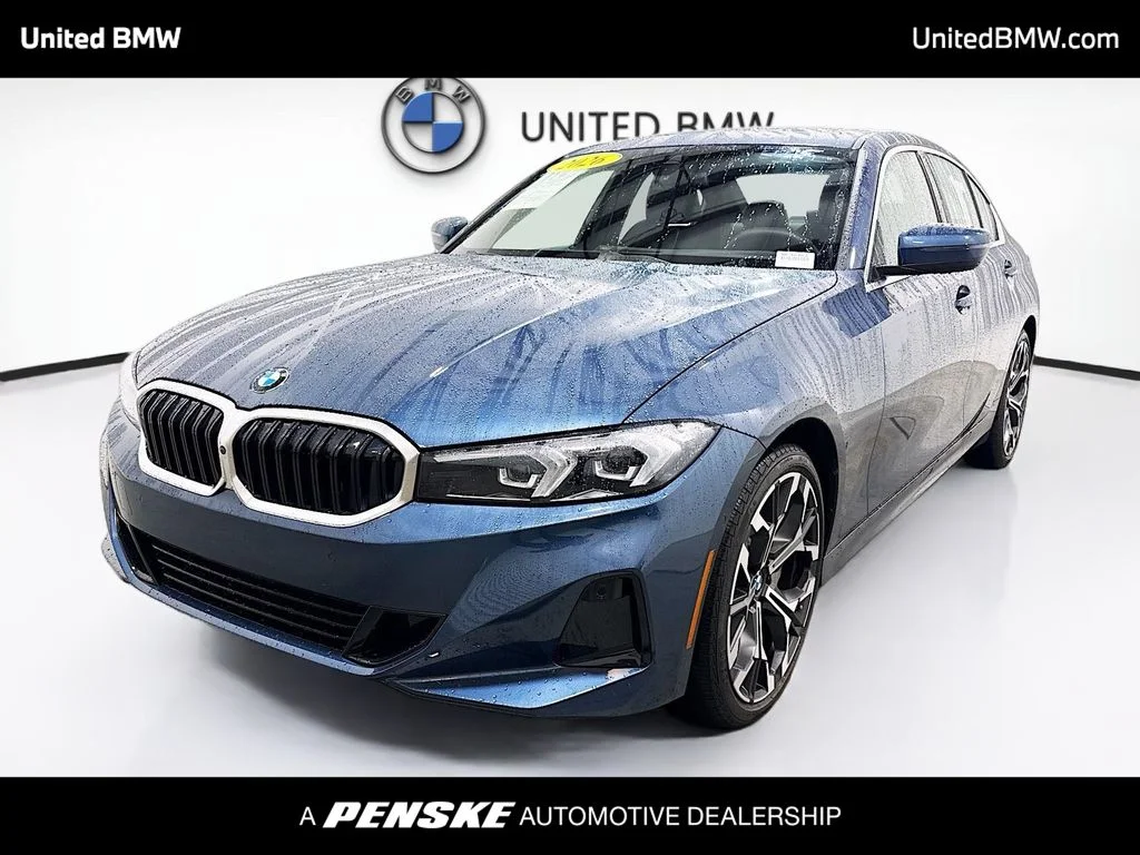 Certified Used 2026 Arctic Race Blue metallic BMW 330i image 1