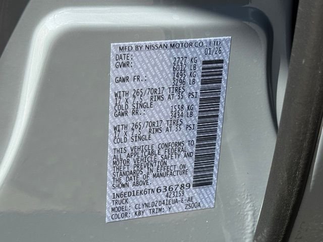 New 2026 Gray Nissan PRO-4X image 24