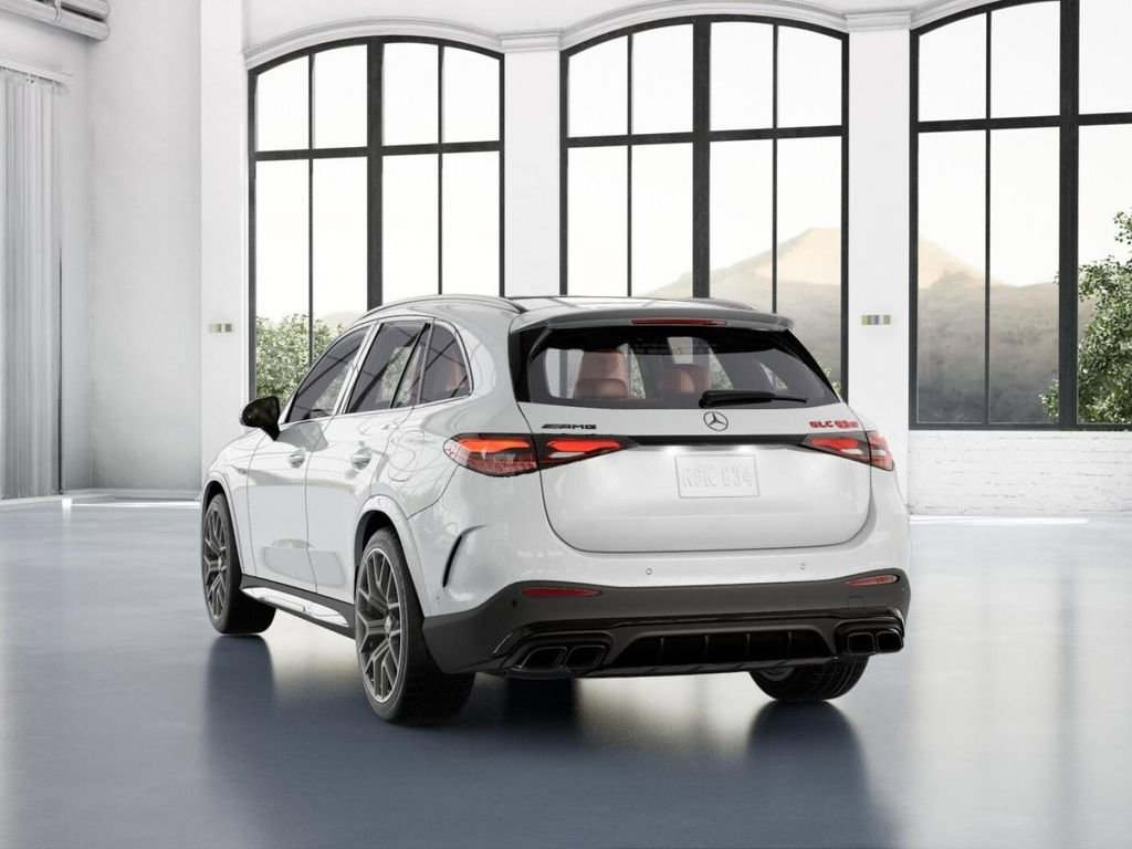 New 2025 MANUFAKTUR Moonlight White Metallic Mercedes-AMG AMG® GLC 63 S E Performance 4MATIC SUV image 69