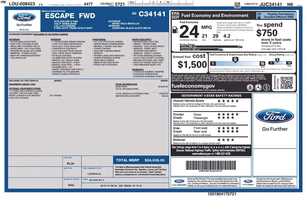 Used 2018 Gold Ford S image 39