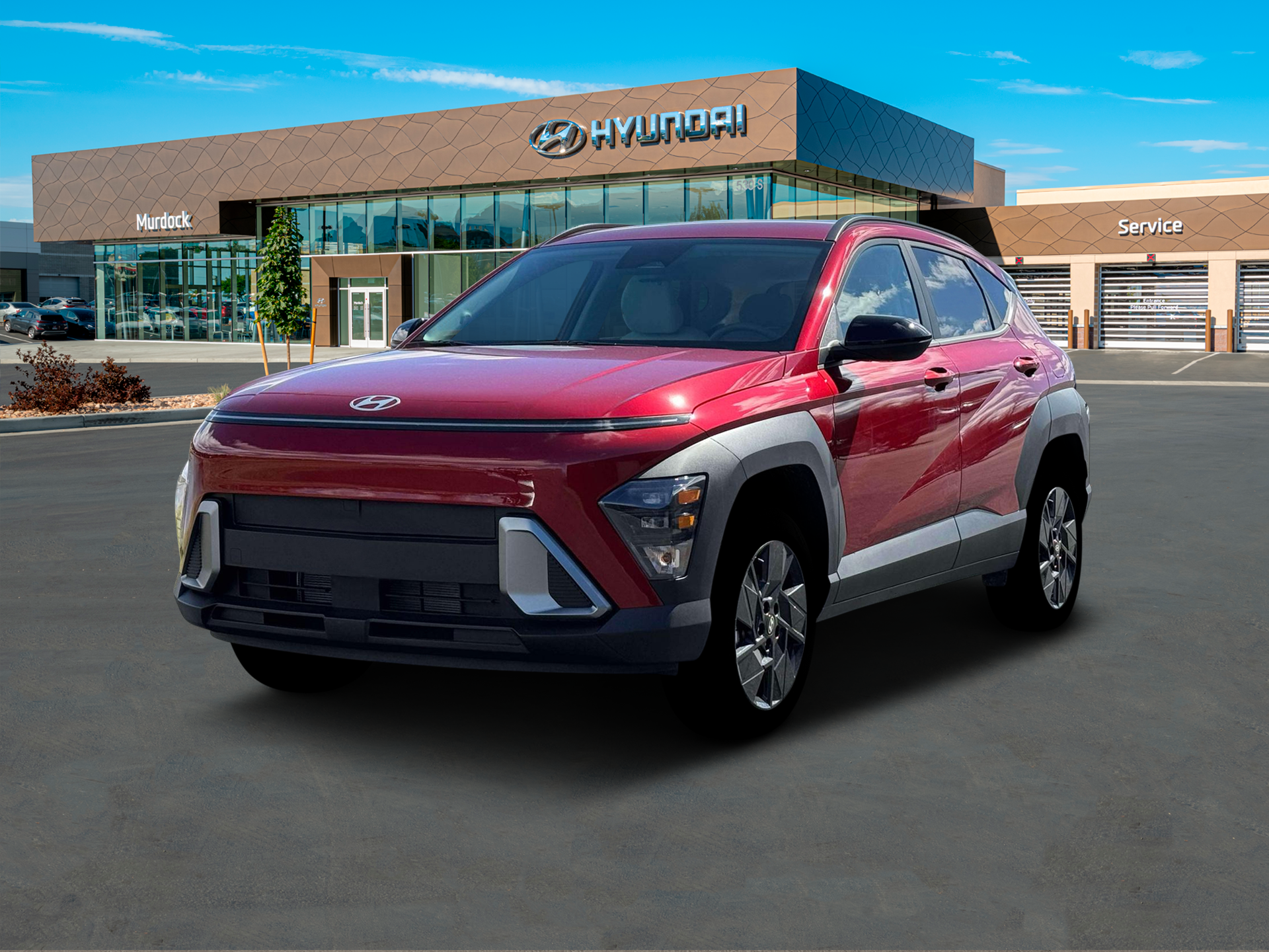 New 2026 Ultimate Red Metallic Hyundai SEL Sport AWD image 1