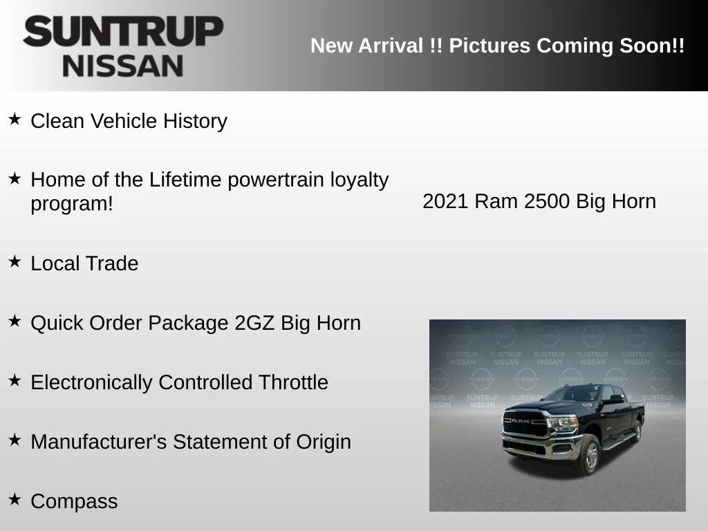 Used 2021 Black Ram Big Horn image 5
