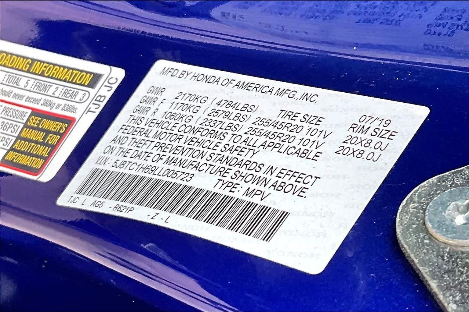 Used 2020 Apex Blue Pearl Acura w/A-Spec Pkg image 35