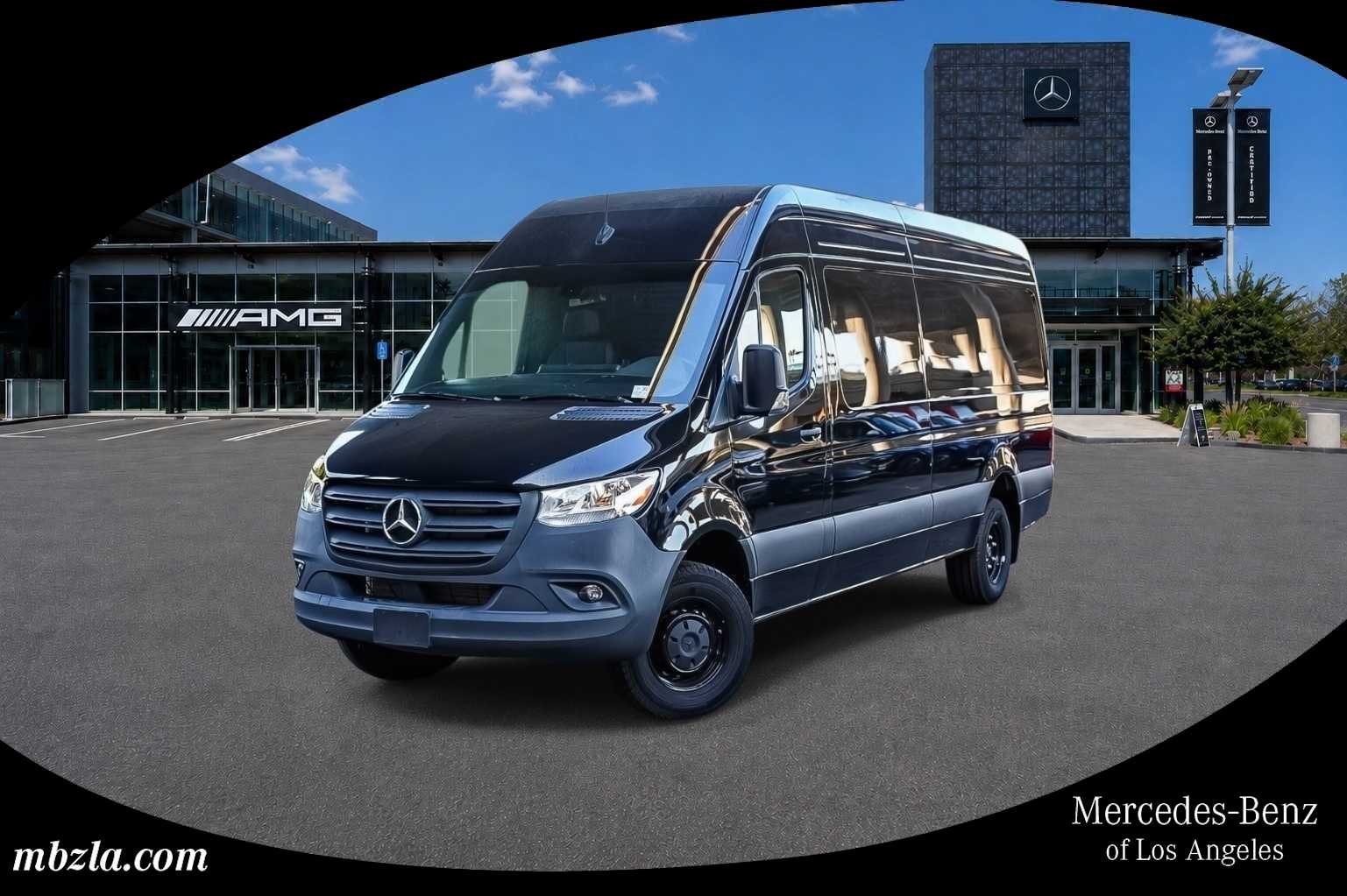 New 2024 Jet Black Mercedes-Benz Cargo 170WB High Roof Super Single RWD 2.0L I4 Die image 1
