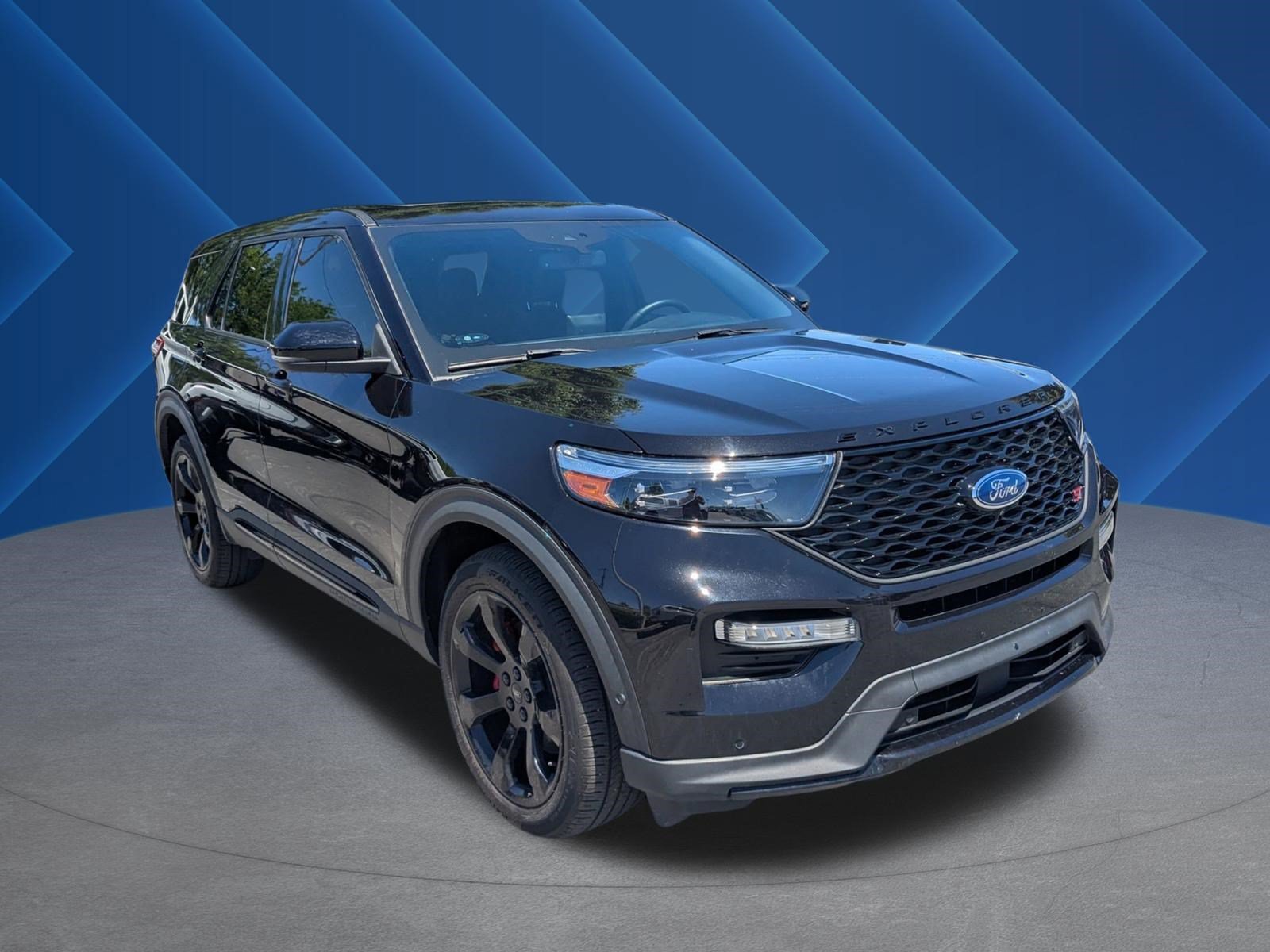 Used 2021 Blue Ford ST image 1
