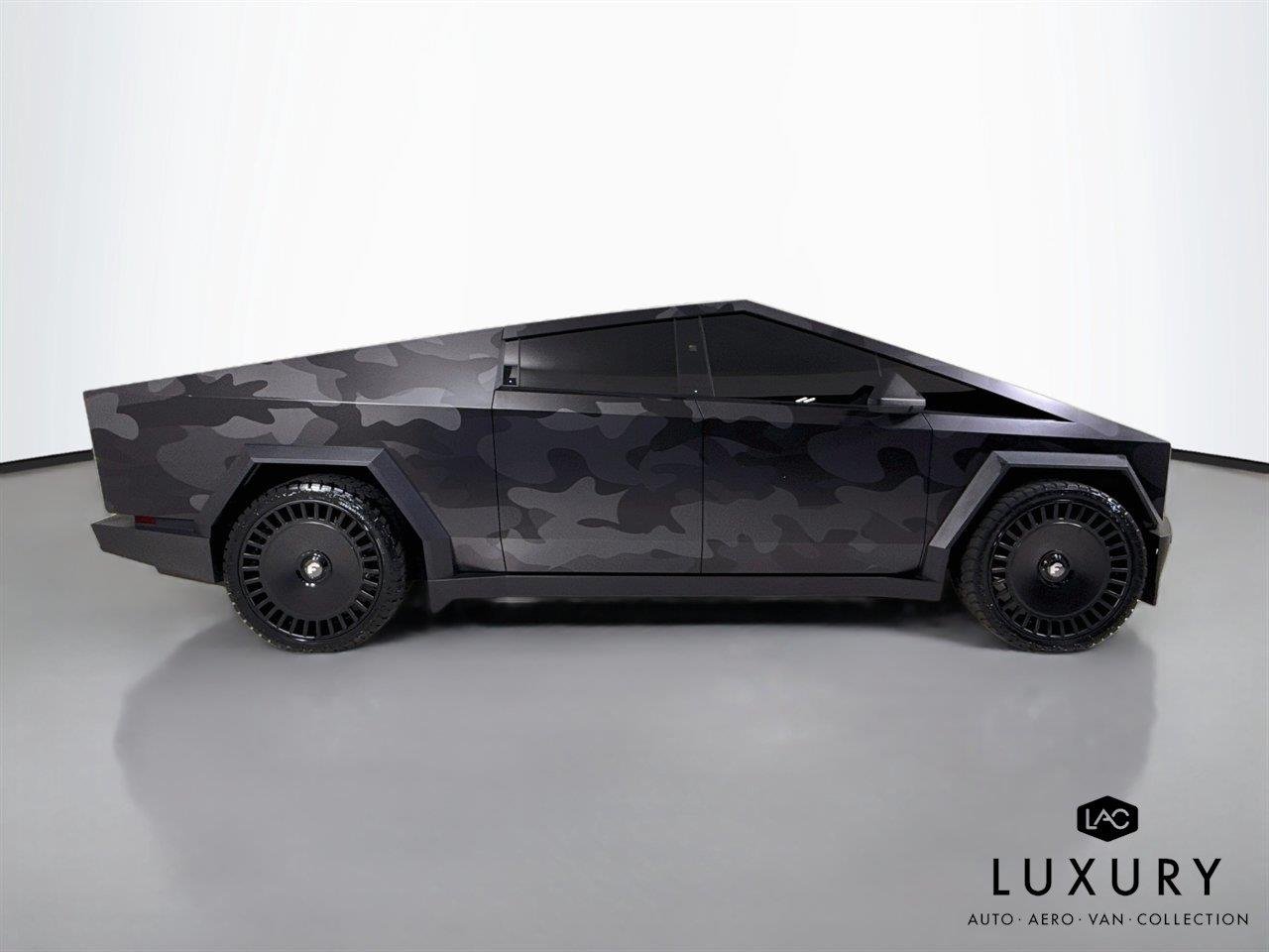 Used 2024 Camo Wrapp Tesla Cyberbeast | Forgiato Wheels | Camo Wrap image 5
