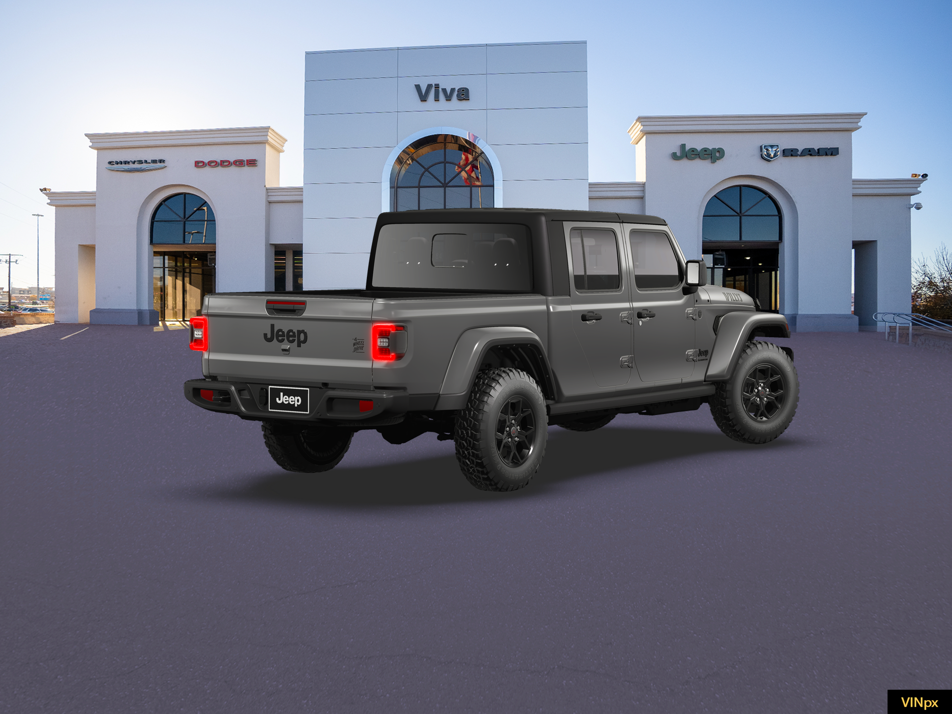 New 2026 Granite Crystal Metallic Clear-Coat Exterior Paint Jeep Willys image 18
