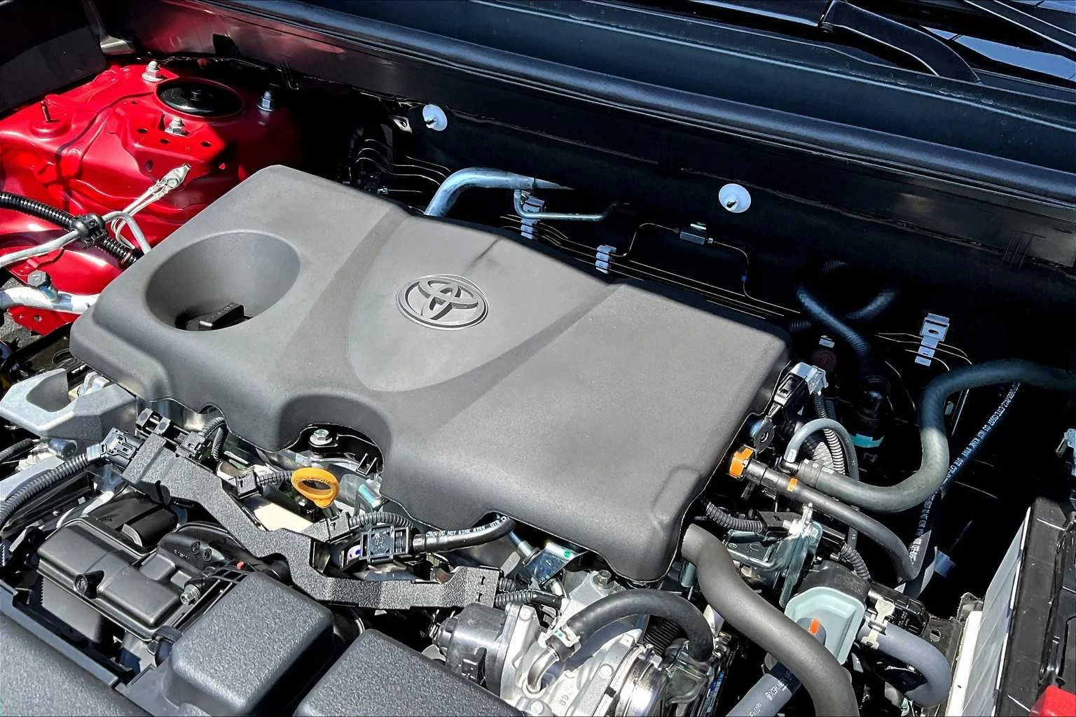 Certified Used 2025 Ruby Flare Pearl Toyota LE image 9