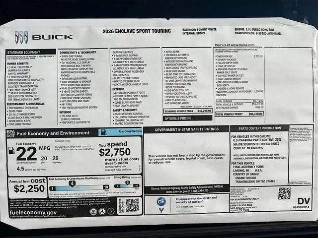 2026 Buick Enclave Sport Touring - Photo 21