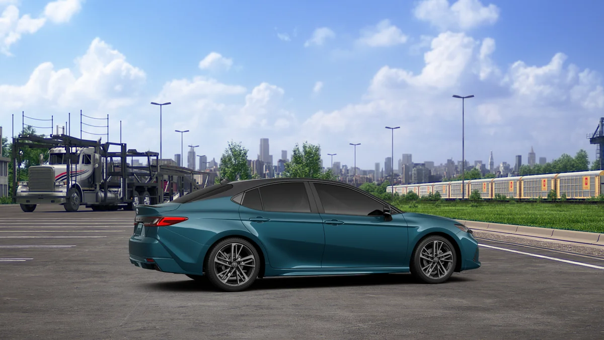 New 2027 Ocean Gem with Midnight Black Metallic roof Toyota XSE image 11