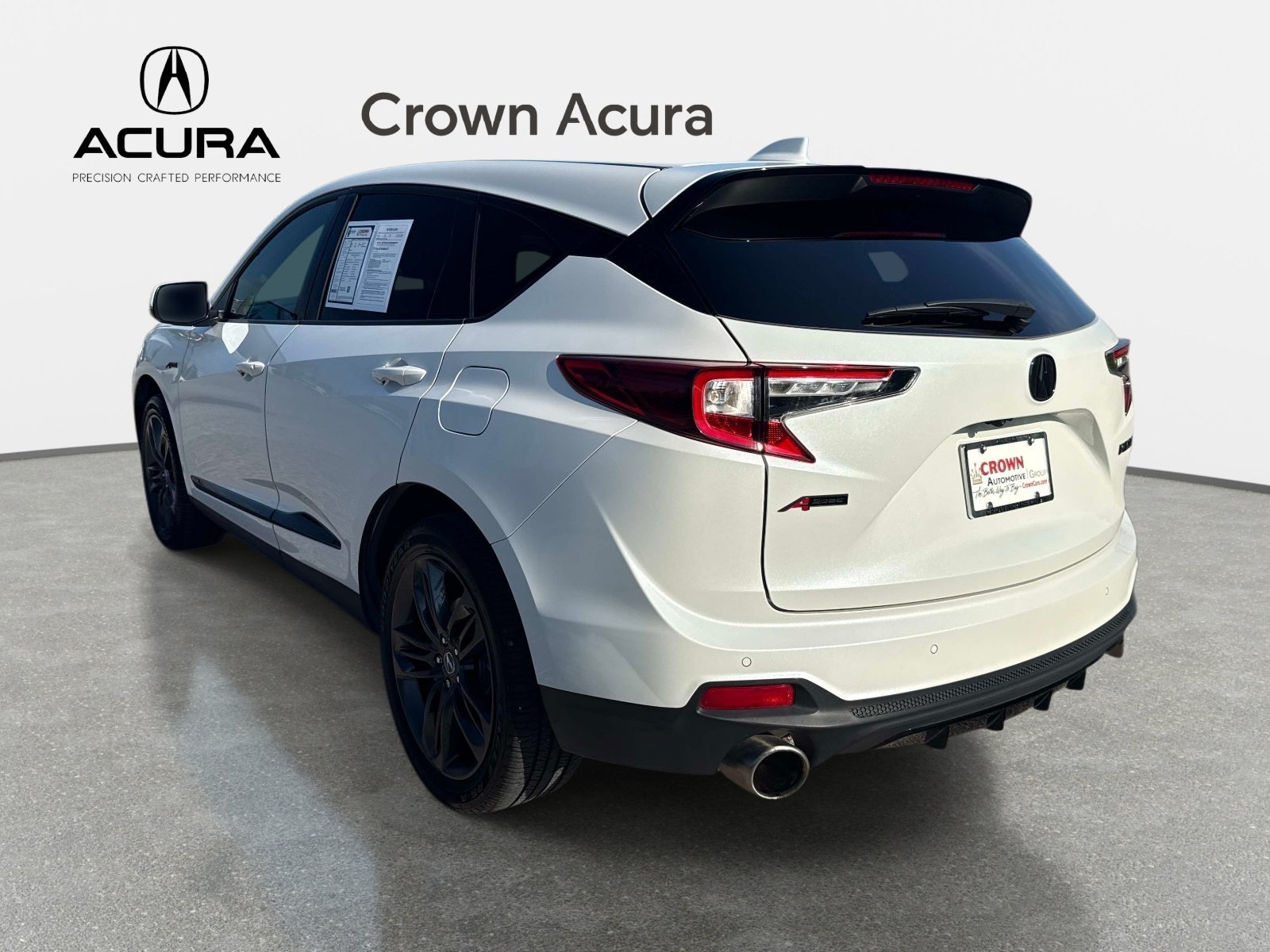 Used 2023 Platinum White Acura w/A-Spec Package image 3