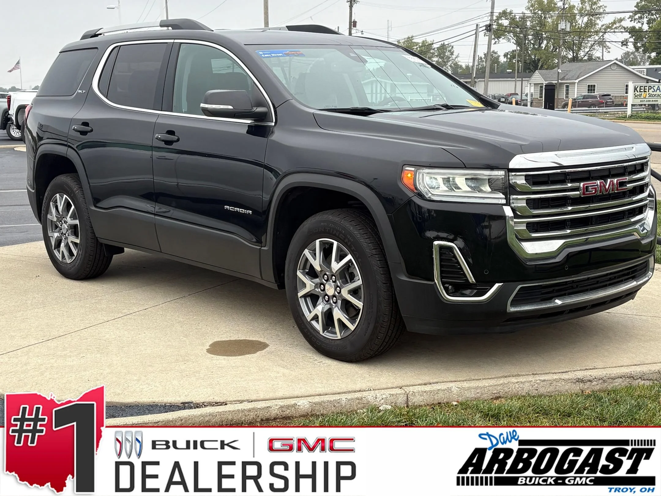 Used 2023 EBONY TWILIGHT METALLIC GMC SLT image 1