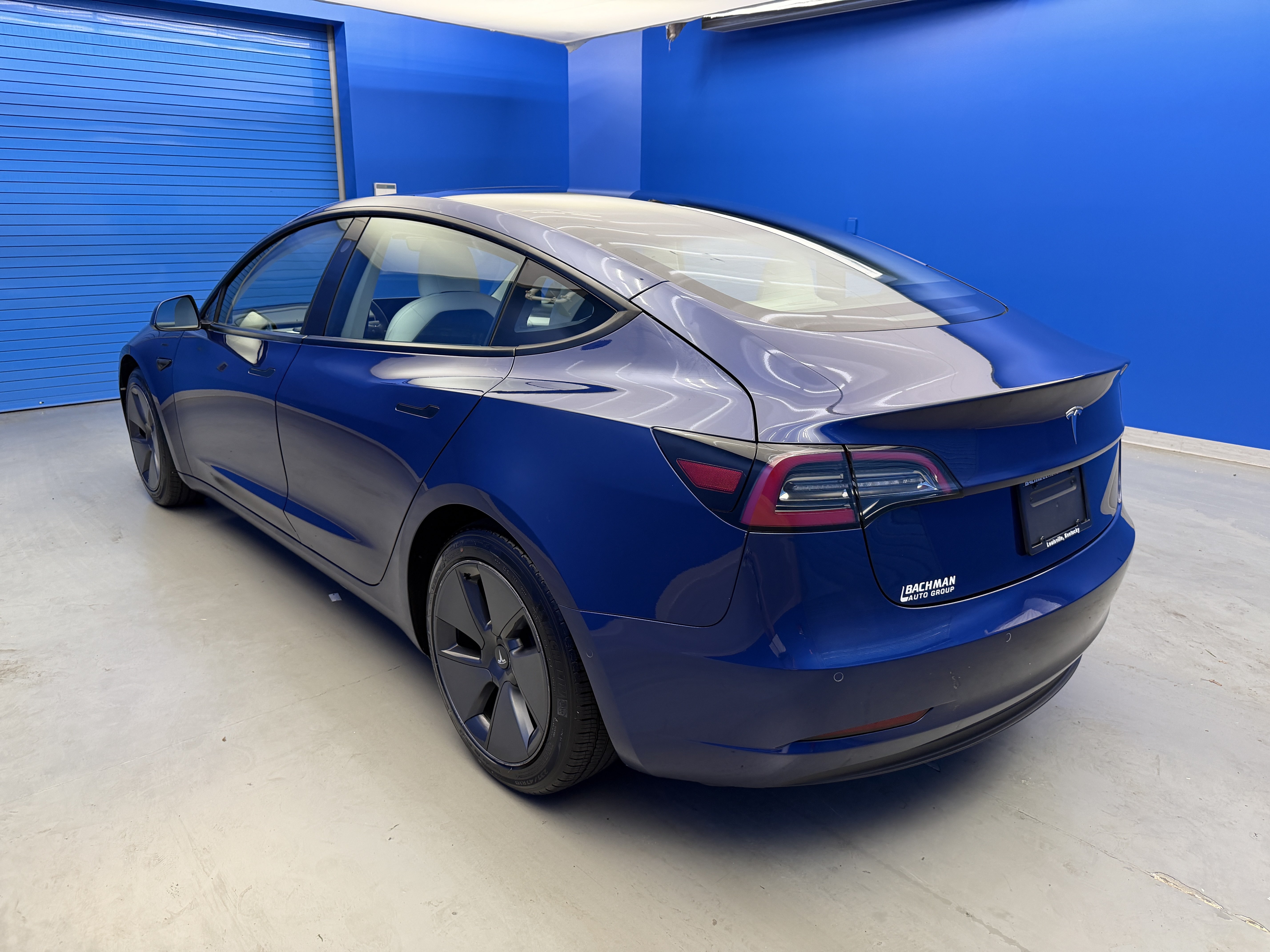 Used 2021 Deep Blue Metallic Tesla Standard Range Plus image 6