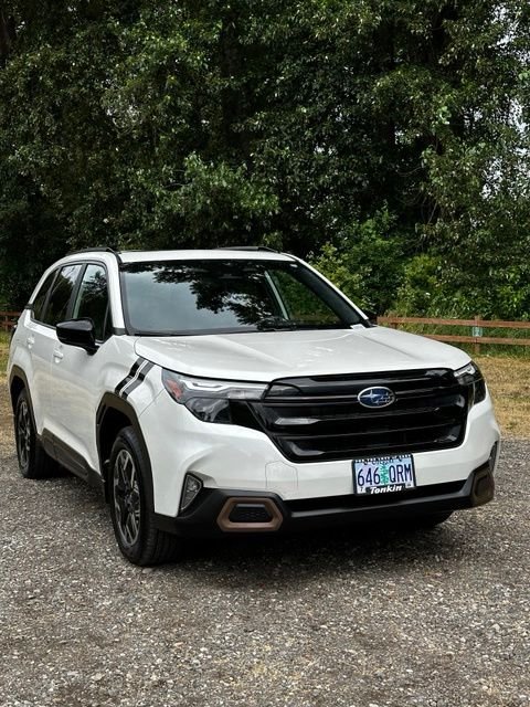 Used 2025 Crystal White Pearl Subaru Sport image 2