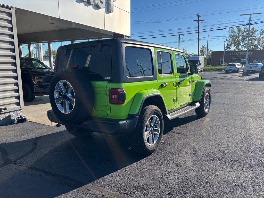 Used 2021 Limited Edition Gecko Clear Jeep Unlimited Sahara image 5