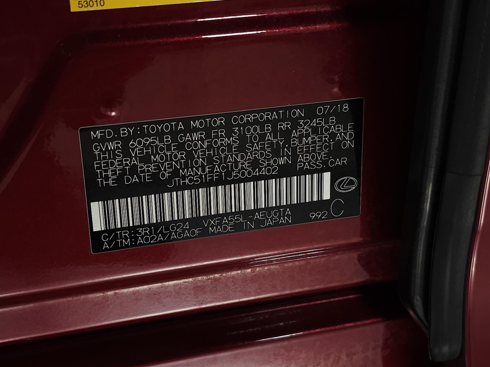 Used 2018 Red Lexus INTERIOR UPGRADE image 33