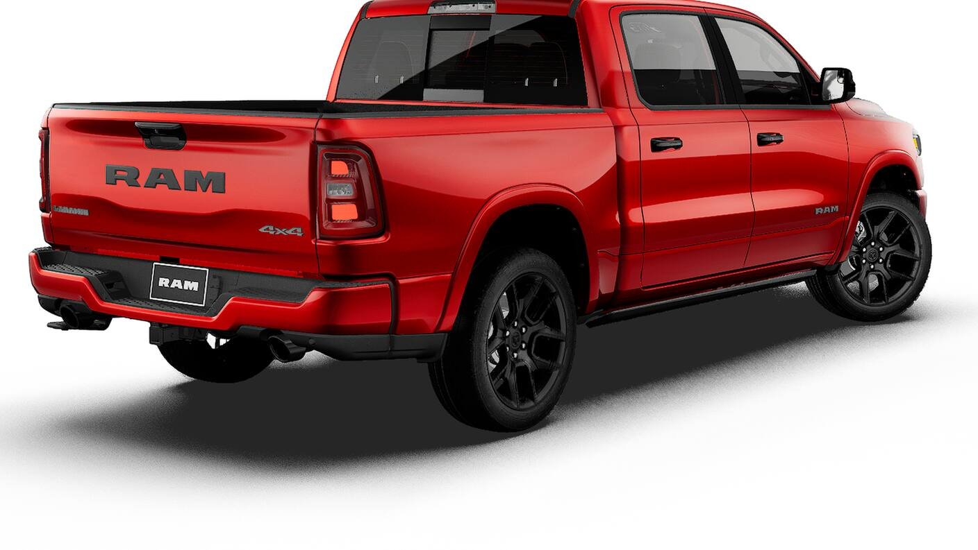New 2027 Molten Red Pearl-Coat Exterior Paint RAM LARAMIE image 14