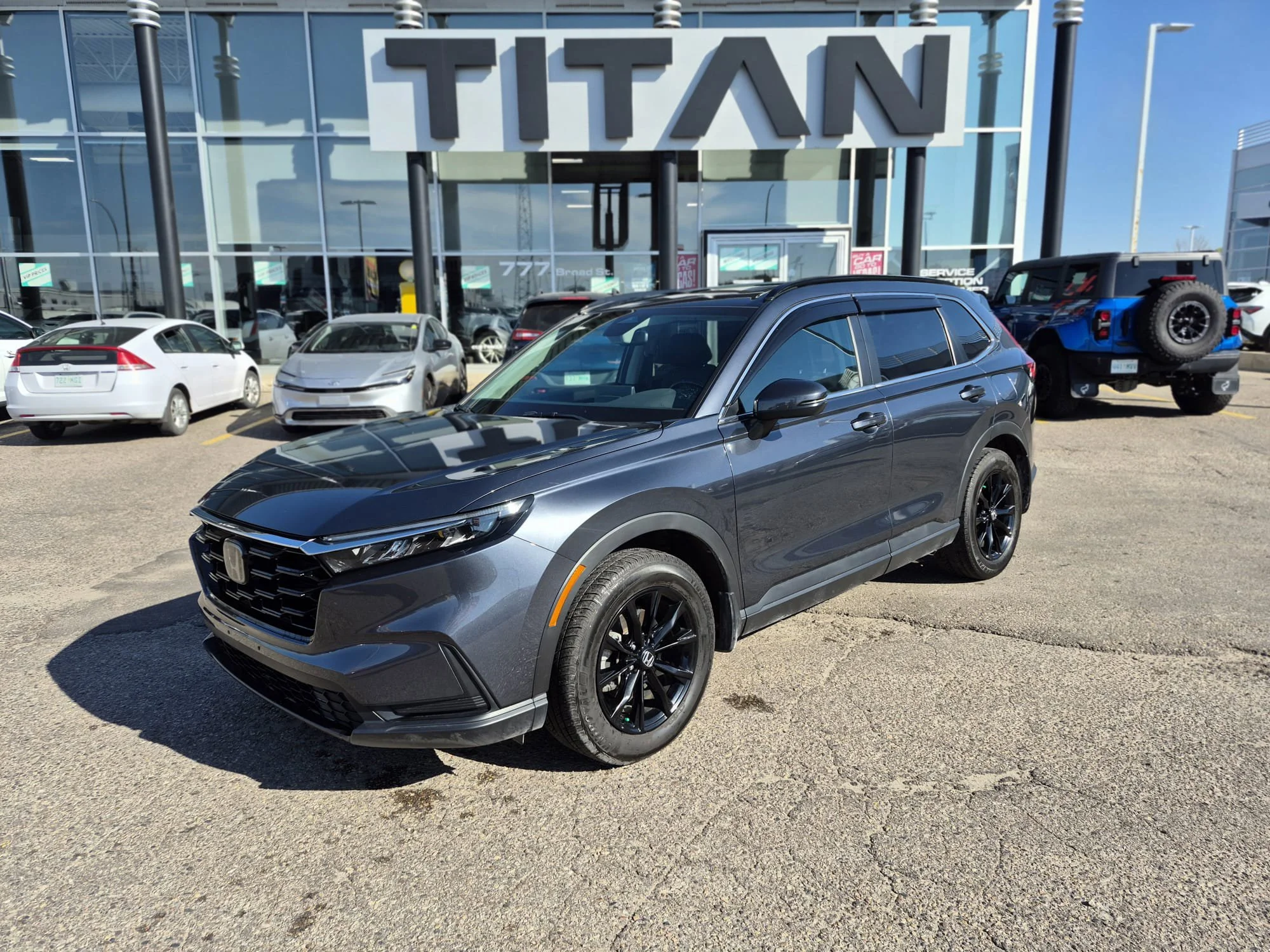 Certified Used 2024 Meteoroid Grey Metallic Honda Sport AWD*Htd Seats | Sunroof | Htd Wheel | Adaptive Cruise | Remote Start | CarPlay | Park Assist image 2