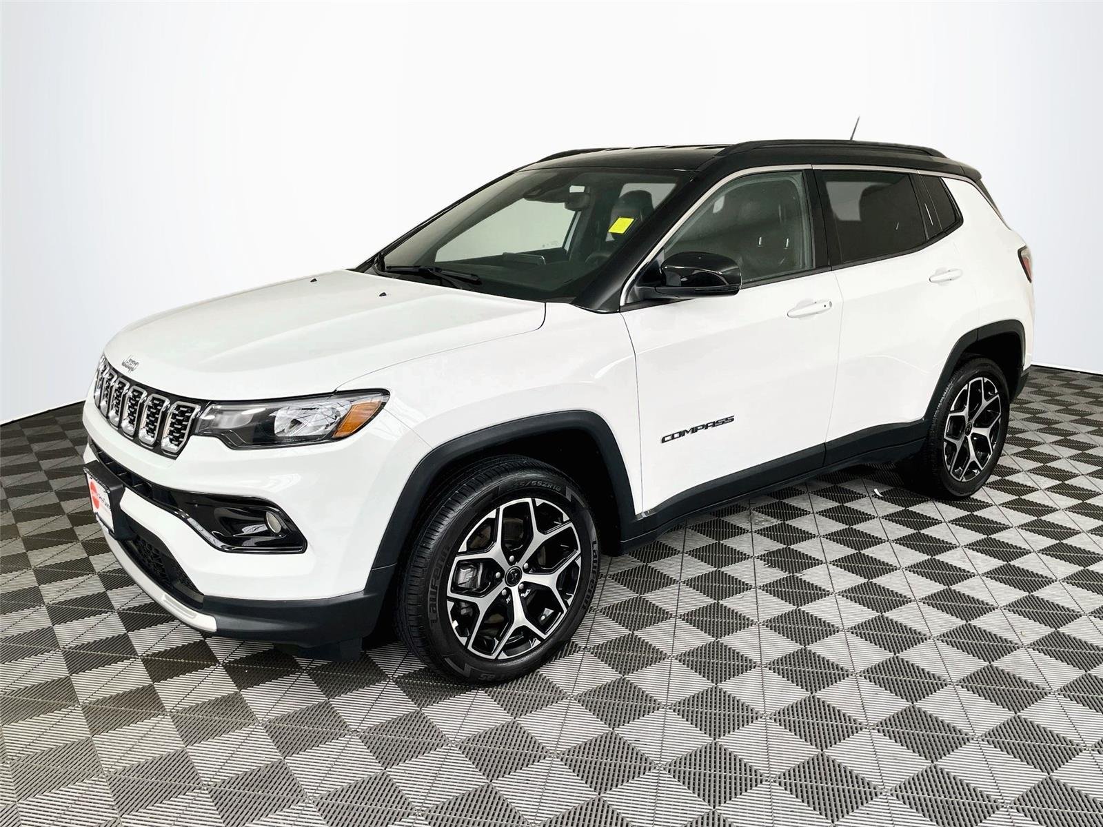 Used 2025 Bright White Clearcoat Jeep Limited image 3