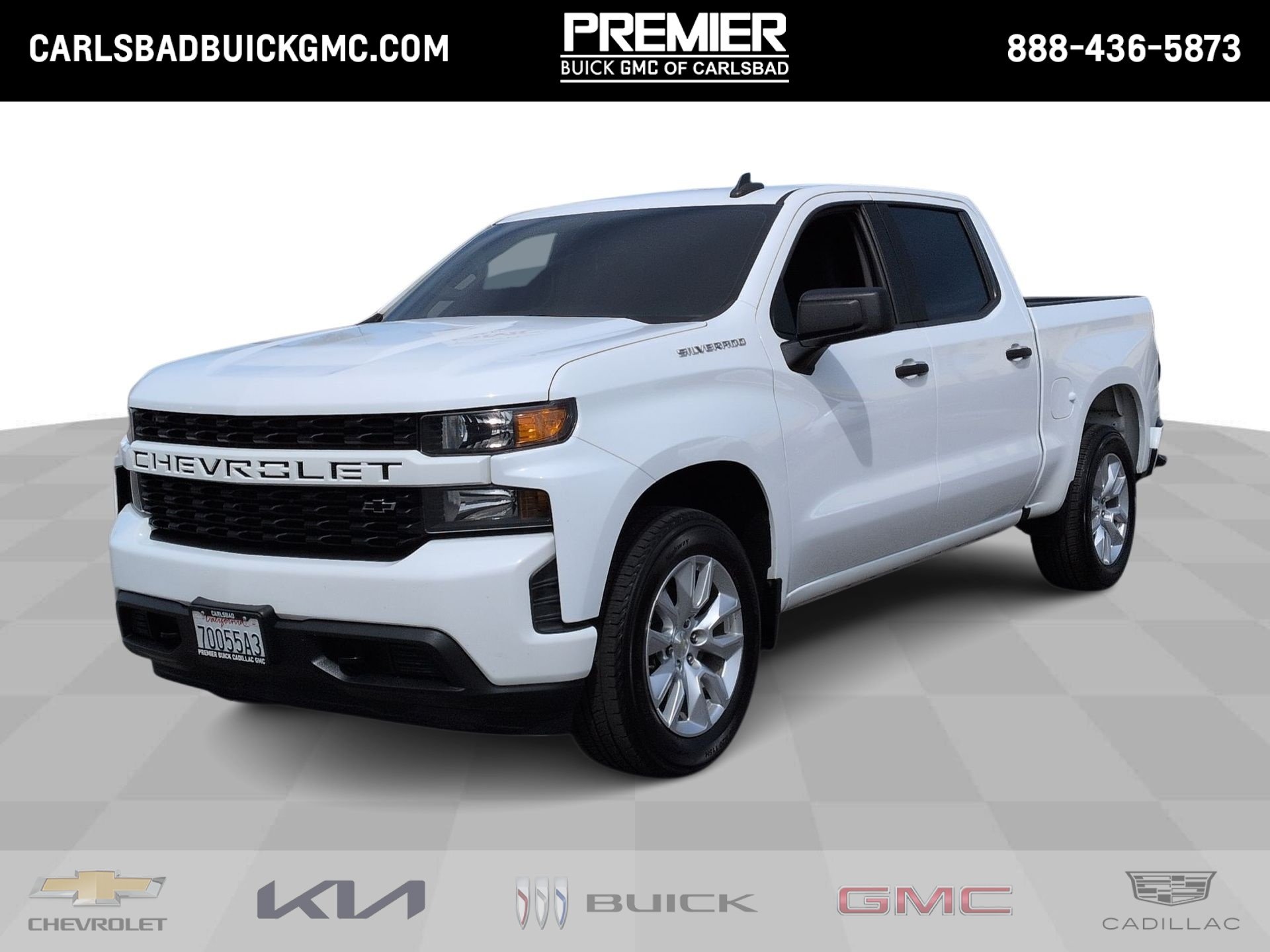 Summit White 2020 Chevrolet Silverado 1500 Pickup Truck 4X2 