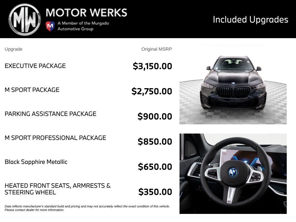 Certified Used 2026 Black Sapphire Metallic BMW xDrive50e image 4