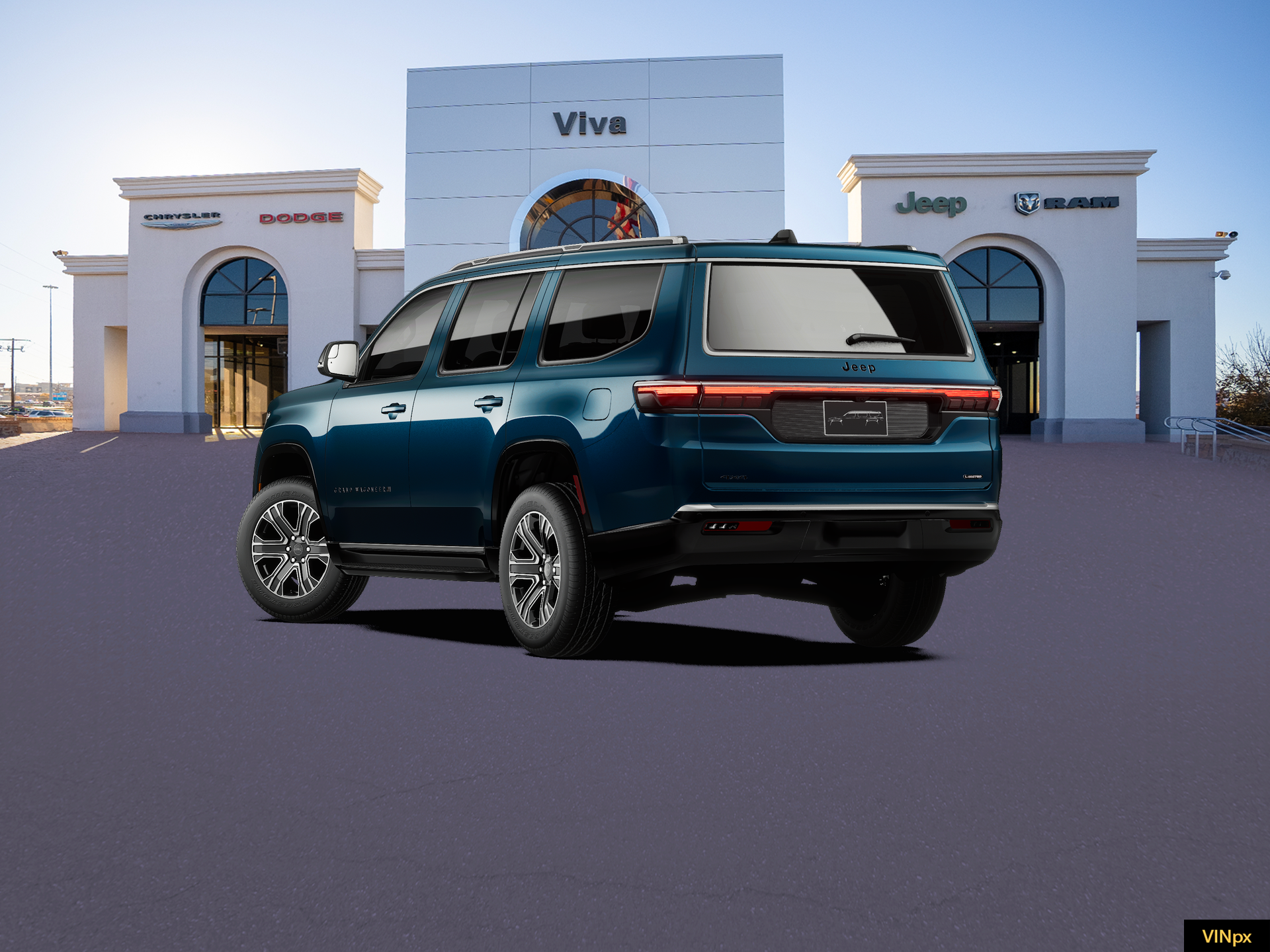 New 2027 Fathom Blue Pearl-Coat Paint Jeep Limited image 5