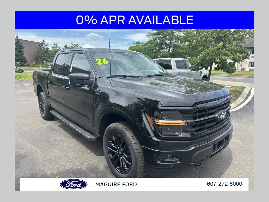 New 2026 Agate Black Metallic Ford XLT image 1