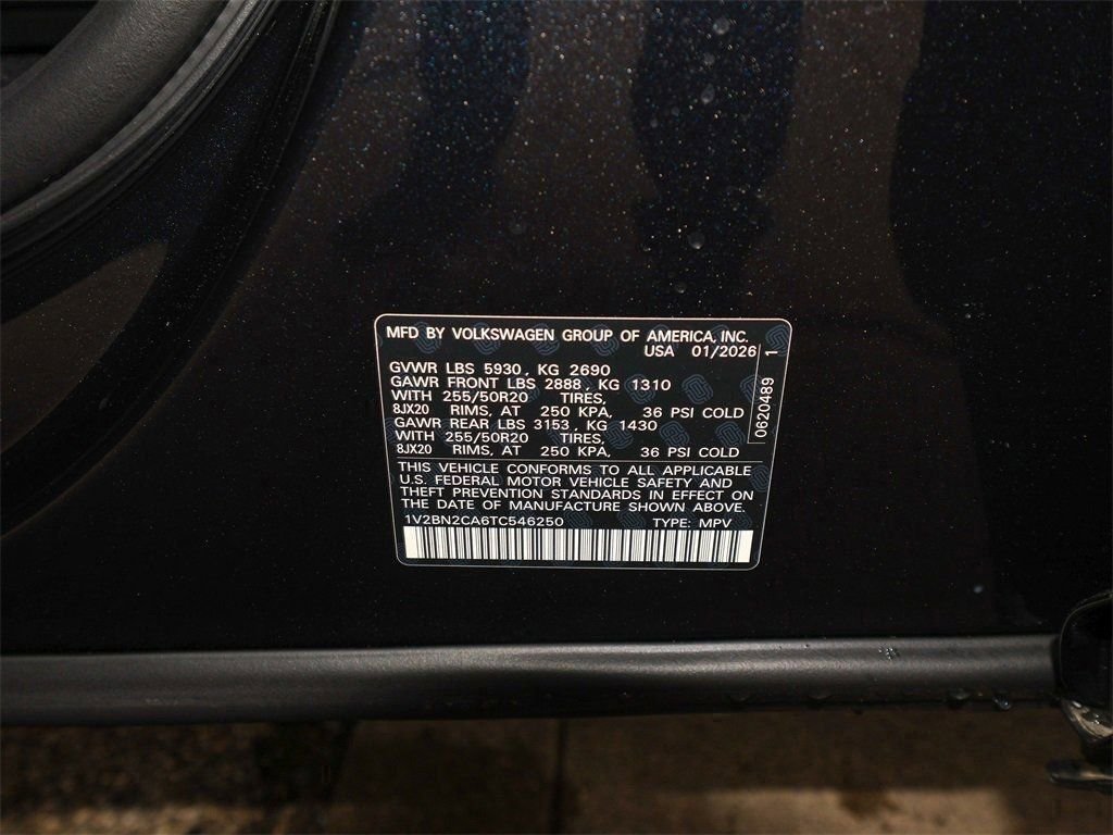 New 2026 Black Volkswagen 2.0T SEL image 35