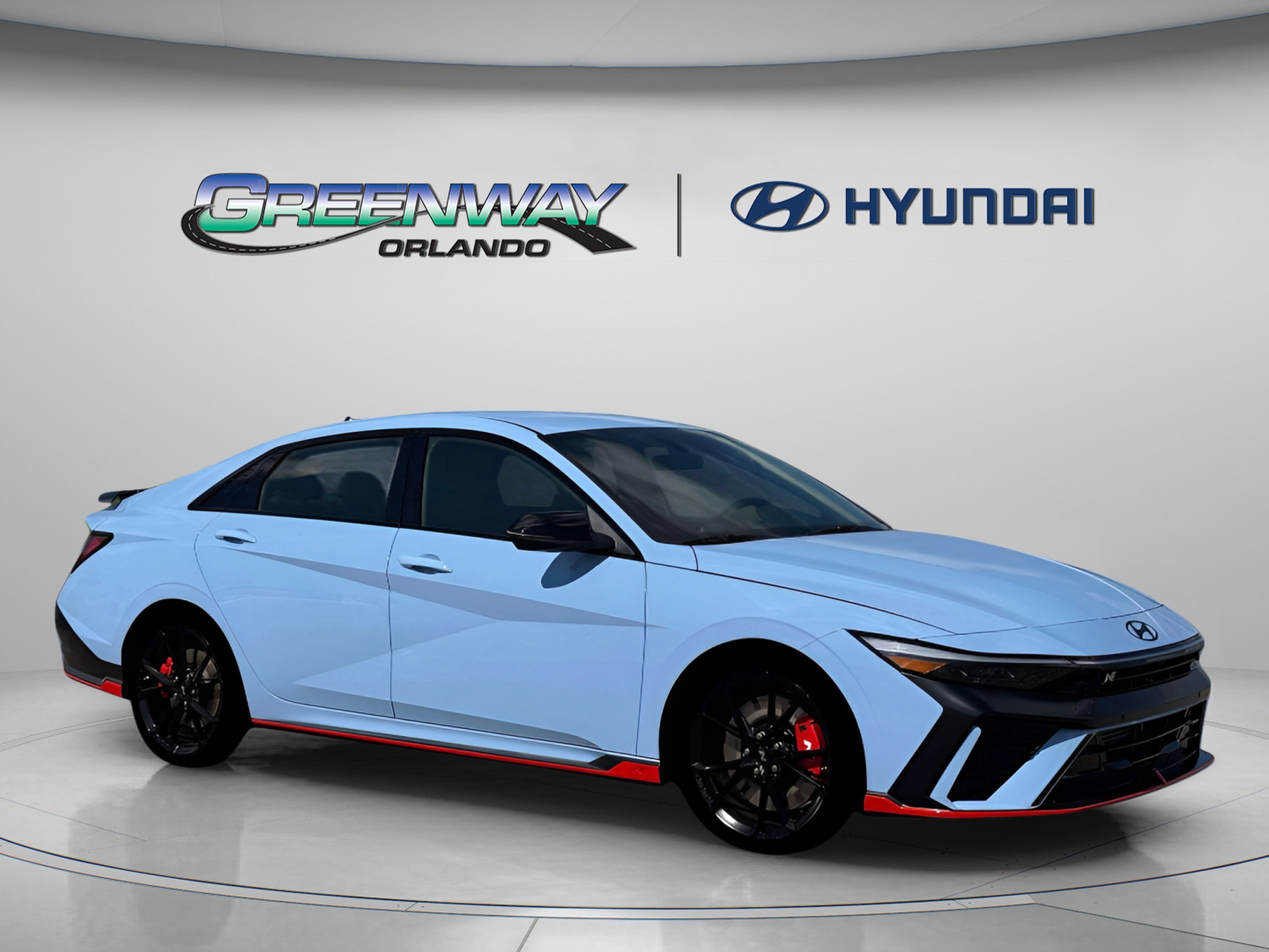 New 2026 Performance Blue Hyundai Sedan image 1