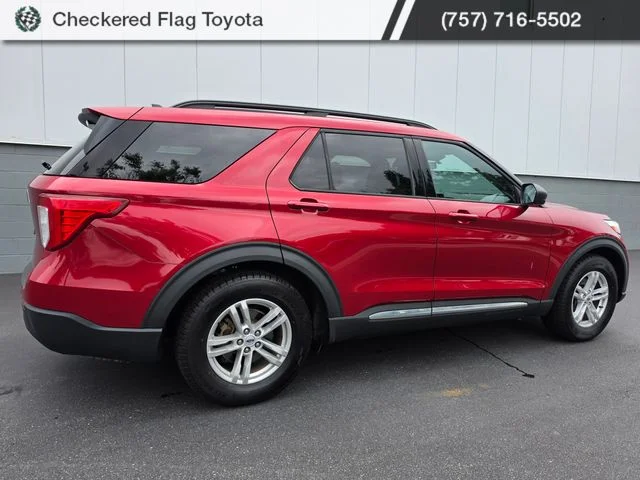 Used 2021 Rapid Red Metallic Tinted Clearcoat Ford XLT image 8