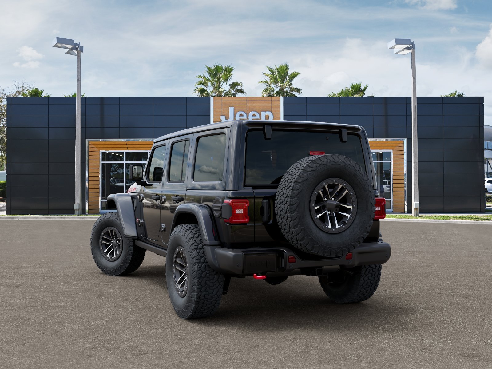 New 2026 Black Clearcoat Jeep Rubicon X image 3