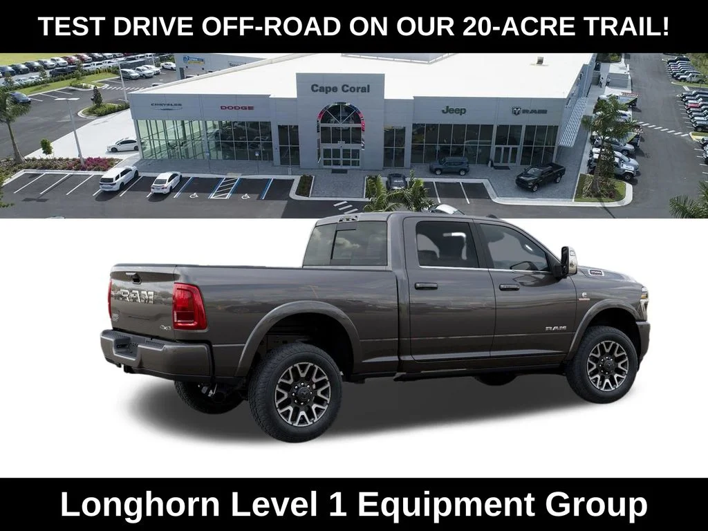 New 2026 Granite Crystal Metallic Clear-Coat Exterior Paint RAM Limited Longhorn image 4
