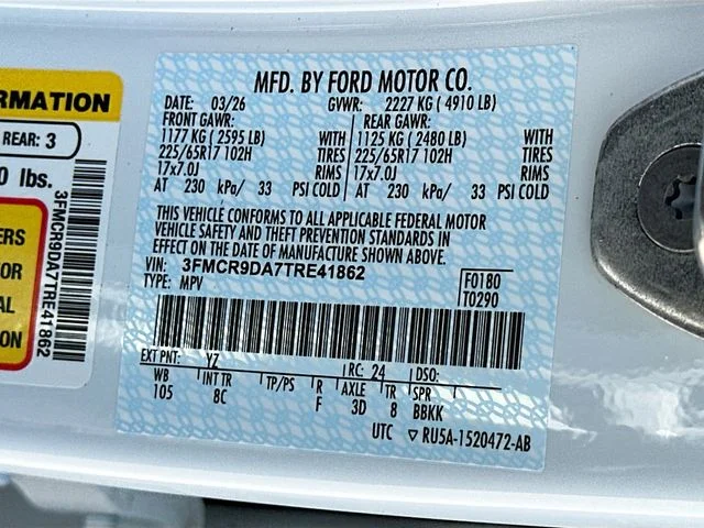 New 2026 Oxford White Ford Badlands image 20
