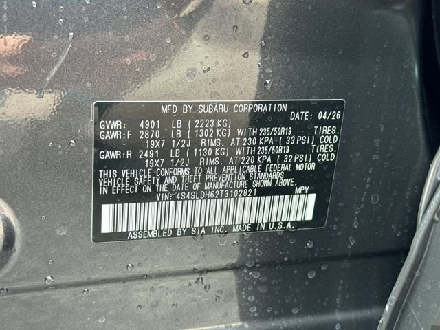 New 2026 MAGNETITE GRAY METALLIC Subaru Sport image 38