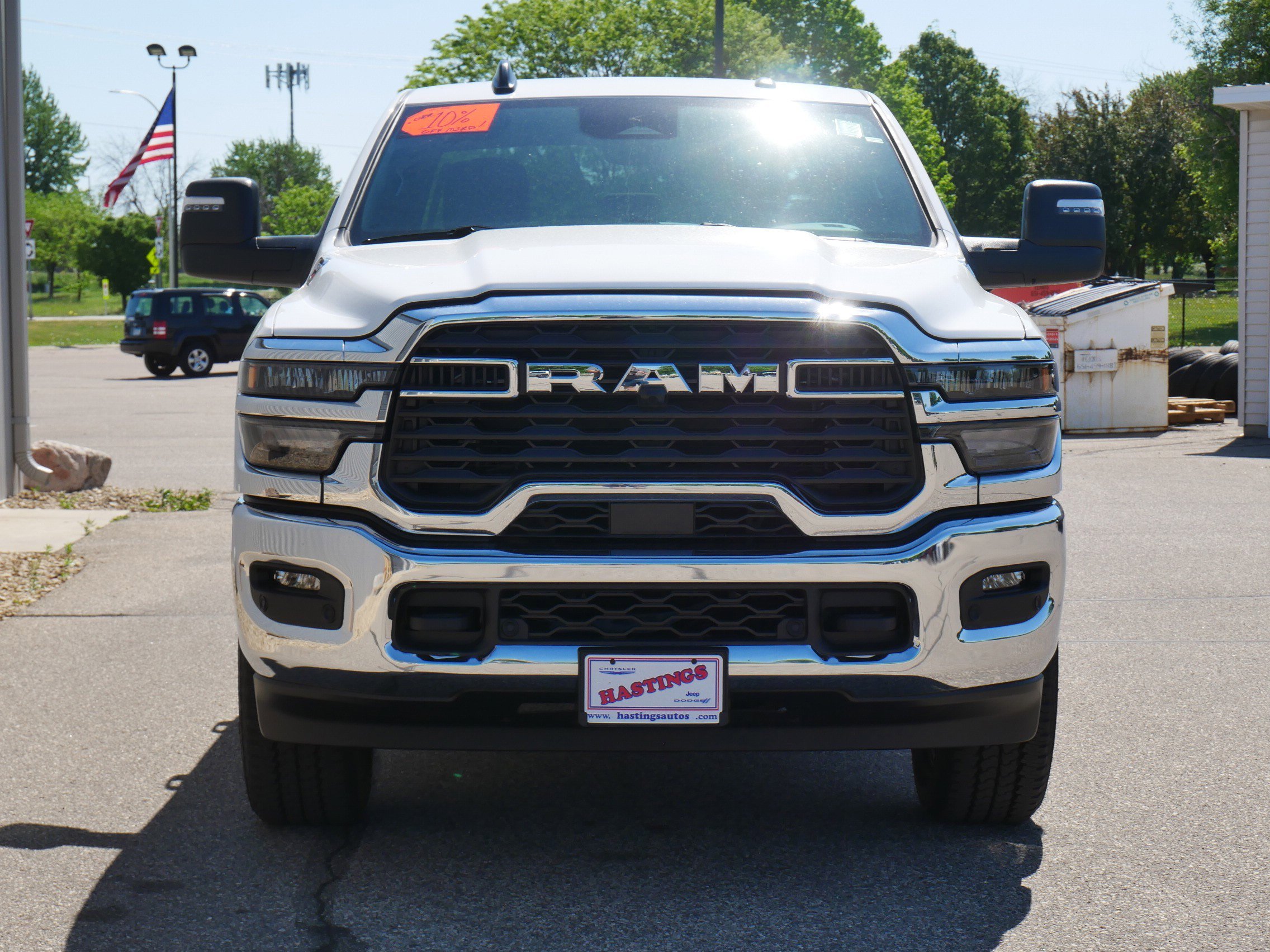 New 2026 Bright White Clearcoat RAM Big Horn image 5
