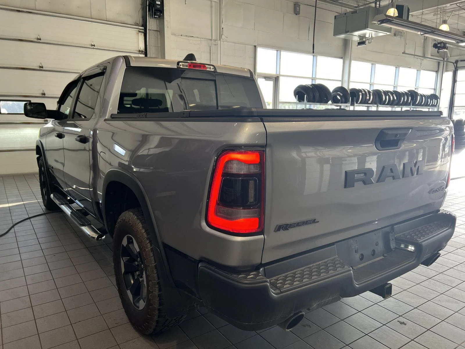 Used 2022 Billet Silver Metallic Clearcoat Ram Rebel image 6