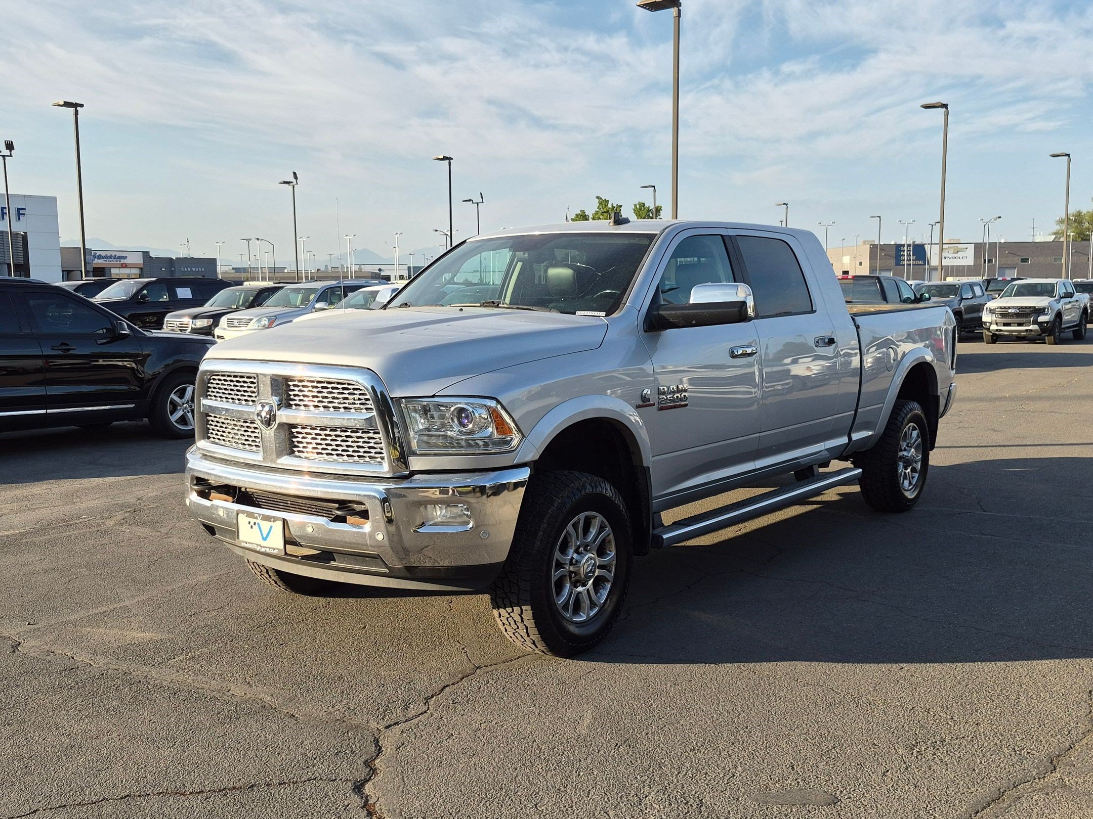 Used 2016 Bright Silver Metallic Clearcoat Ram Laramie image 8