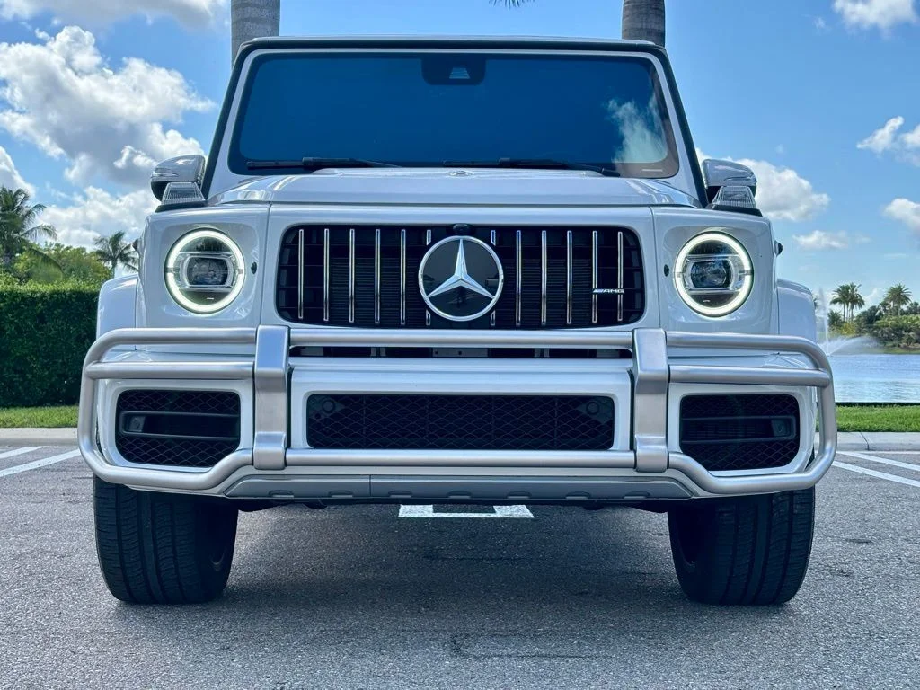Used 2021 designo Moonlight White Metallic Mercedes-Benz G 63 AMG® image 3